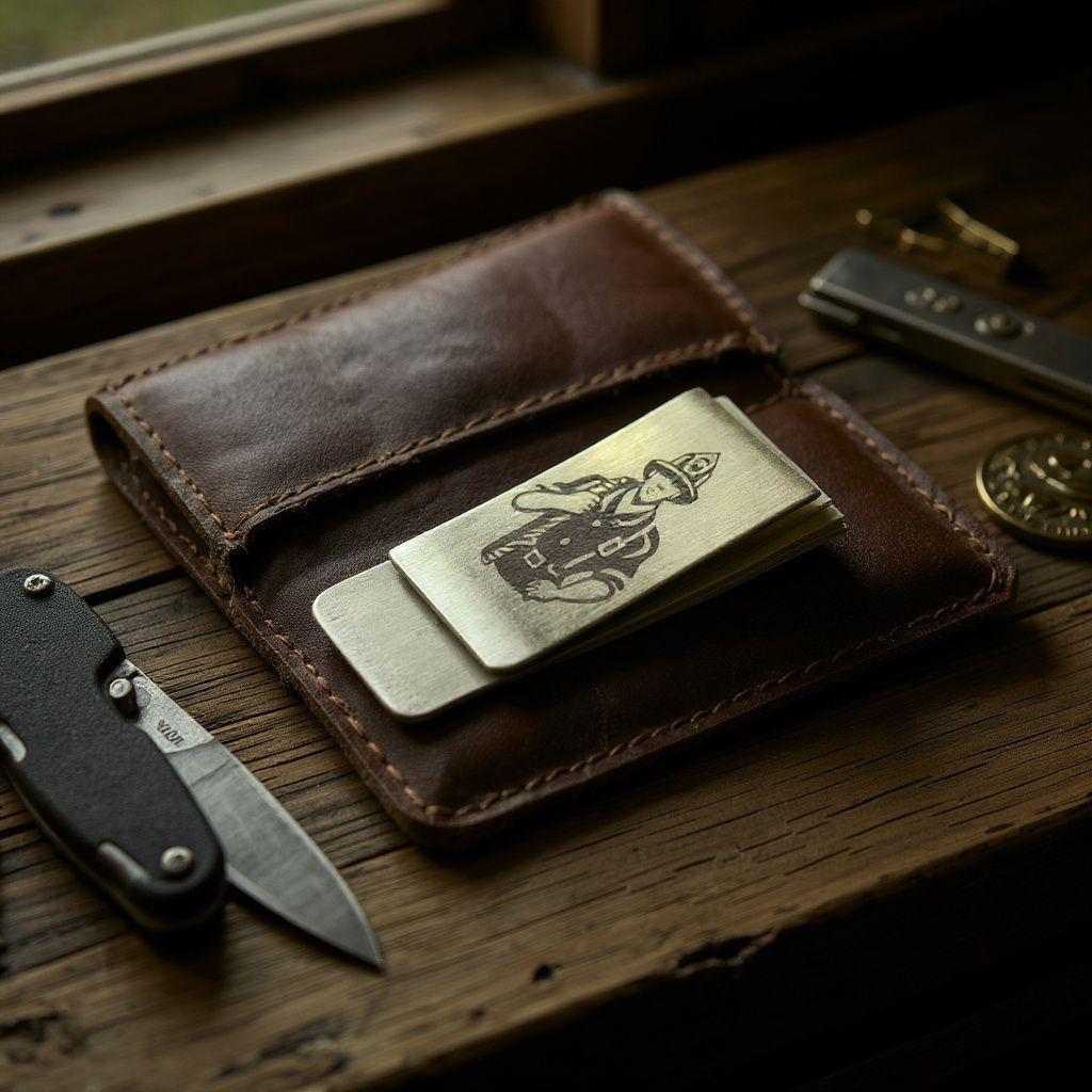 Firefighter Money Clip, Laser Etched Stainless Steel Cash Clip, Slim EDC, Gift for Firefighter, Silver or Gold Tone, Crisis Companion™