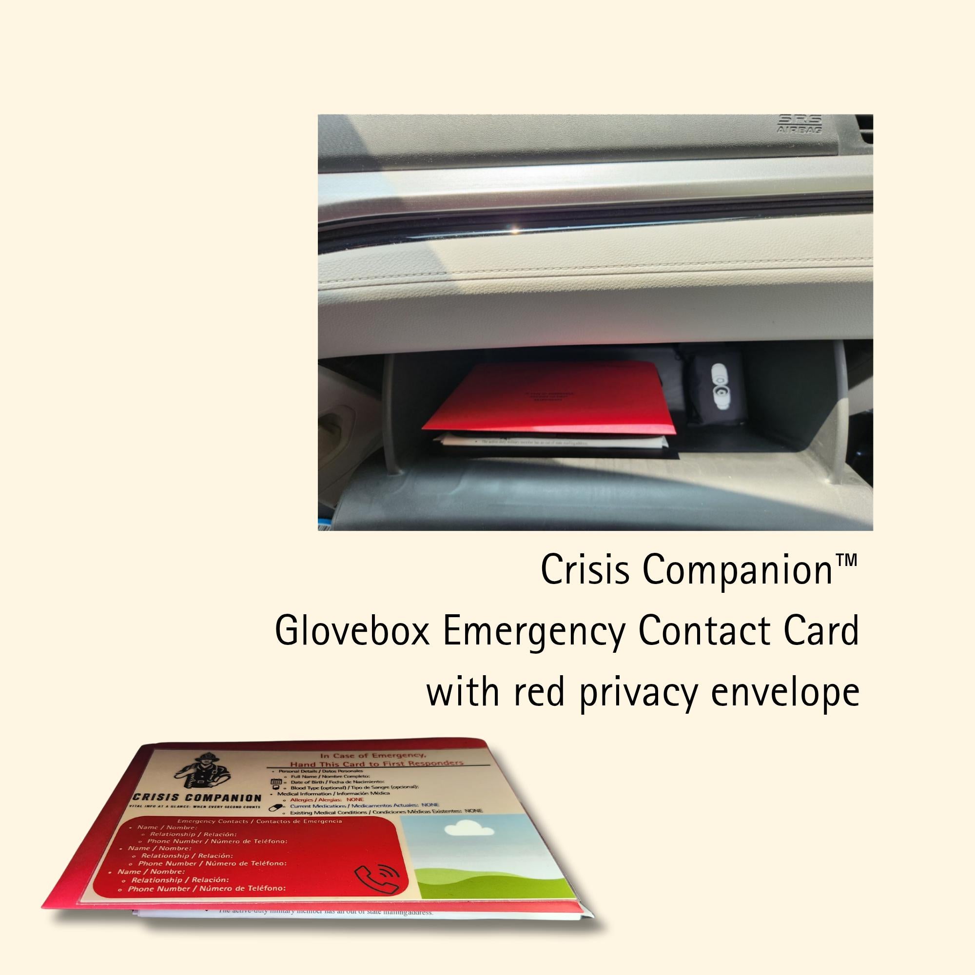 Emergency Contact Card Bundle: Bilingual Safety for Small Families