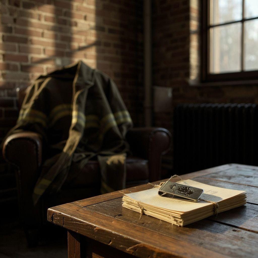 Firefighter Money Clip, Laser Etched Stainless Steel Cash Clip, Slim EDC, Gift for Firefighter, Silver or Gold Tone, Crisis Companion™